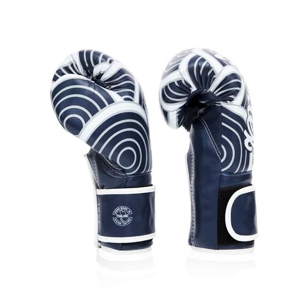Fairtex BGV14 Microfiber Boxing Gloves - Blue Wave Edition - MMA Warehouse