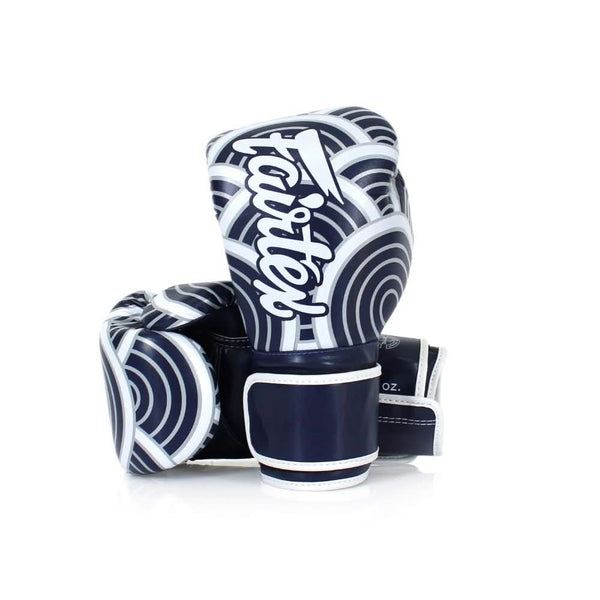 Fairtex BGV14 Microfiber Boxing Gloves - Blue Wave Edition - MMA Warehouse