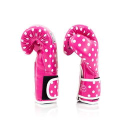 Fairtex BGV14P Microfiber Boxing Gloves - Vintage Art Polka Dot Edition - MMA Warehouse