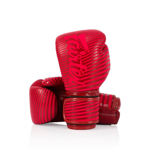 Fairtex BGV14R Microfiber Boxing Gloves - Minimalism Art - MMA Warehouse
