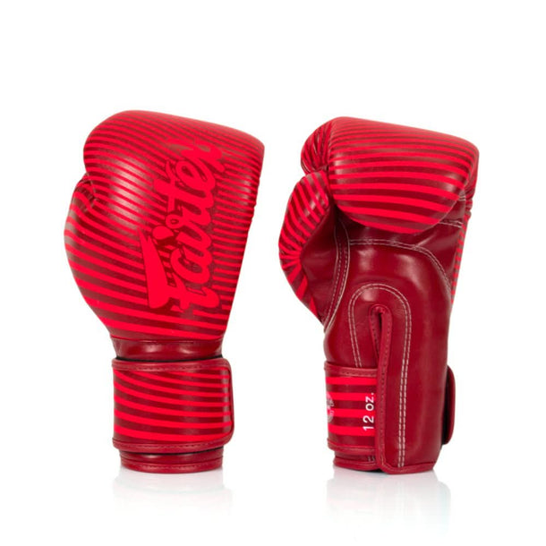 Fairtex BGV14R Microfiber Boxing Gloves - Minimalism Art - MMA Warehouse