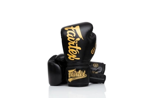 Fairtex BGVG1 Glory Black Boxing Gloves - MMA Warehouse