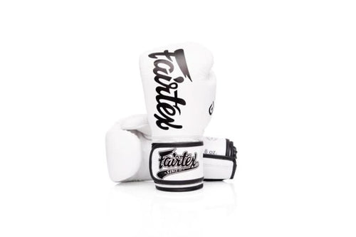 Fairtex BGVG1 Glory White Boxing Gloves - MMA Warehouse