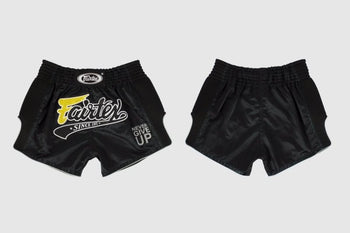 Fairtex Black Slim Cut Muay Thai Short