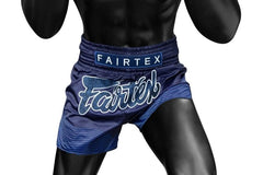 Fairtex "Blue Ocean" Slim Cut Muay Thai Shorts - MMA Warehouse