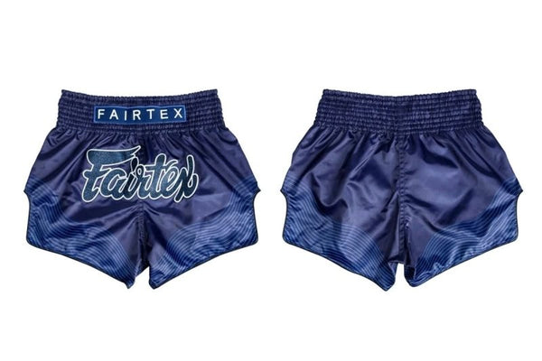 Fairtex "Blue Ocean" Slim Cut Muay Thai Shorts - MMA Warehouse