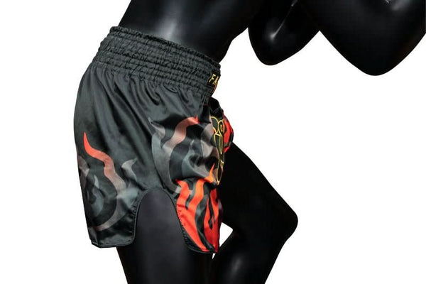 Fairtex BS1921 'Black Volcano' Muay Thai Shorts - MMA Warehouse