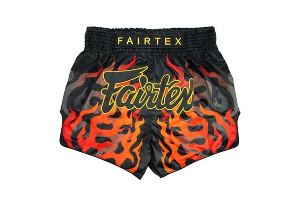 Fairtex BS1921 'Black Volcano' Muay Thai Shorts - MMA Warehouse
