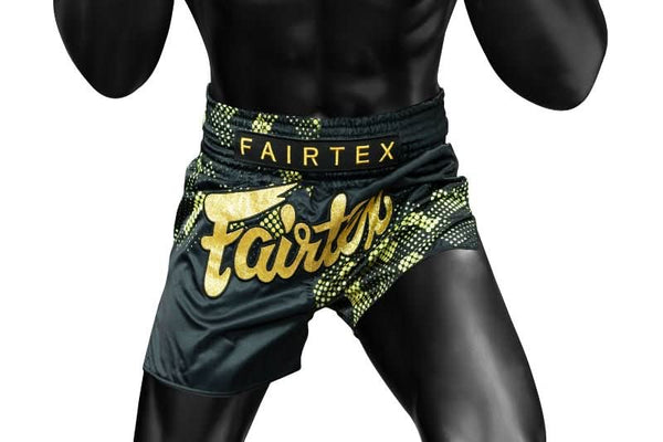 Fairtex BS1931 'Heart of Gold' Muay Thai Shorts - MMA Warehouse