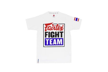 Fairtex Fight Team T-Shirt - White/Blue