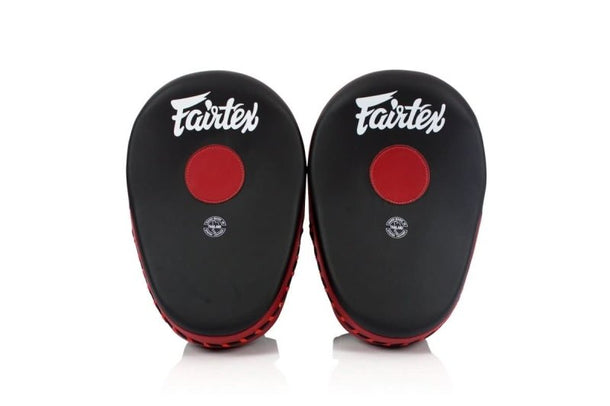 Fairtex FMV13 Maximized Focus Mitts - Black/Red - MMA Warehouse