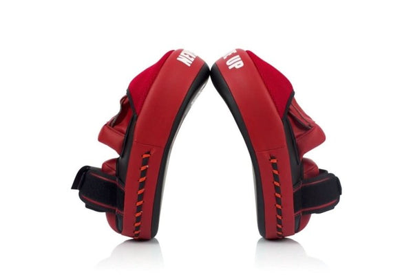 Fairtex FMV13 Maximized Focus Mitts - Black/Red - MMA Warehouse