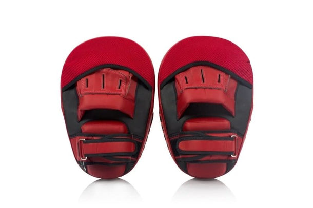 Fairtex FMV13 Maximized Focus Mitts - Black/Red - MMA Warehouse