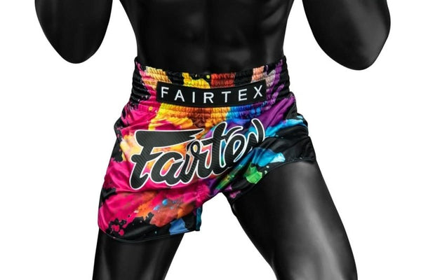 Fairtex "Funky Soul" Black Muay Thai Shorts - MMA Warehouse