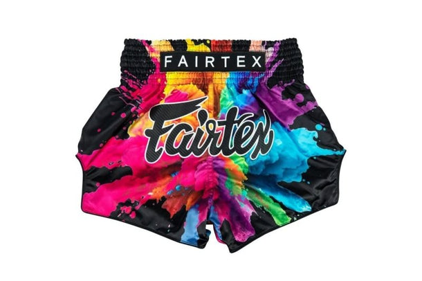 Fairtex "Funky Soul" Black Muay Thai Shorts - MMA Warehouse