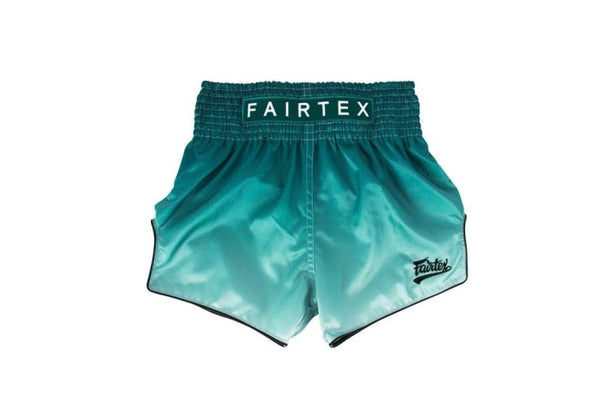 Fairtex Green Fade Slim Cut Muay Thai Shorts - MMA Warehouse