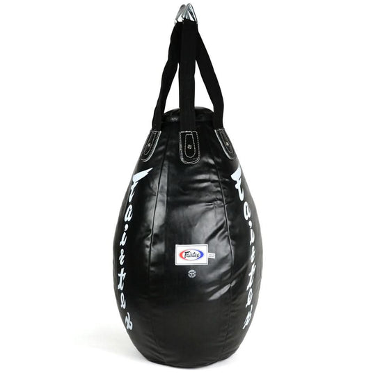 Fairtex HB15 Super Teardrop Heavy Bag - Unfilled - 3ft - Black - MMA Warehouse