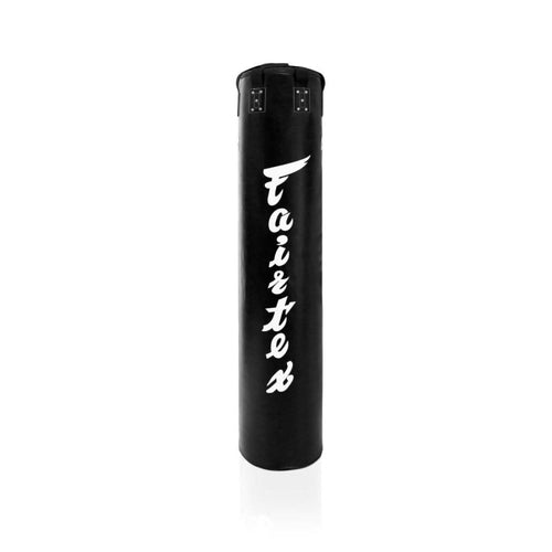 Fairtex HB6 Muay Thai Banana Bag - Unfilled - 6ft - Black - MMA Warehouse