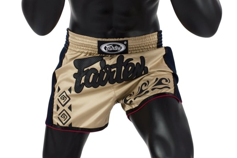 Fairtex Khaki Slim Cut Muay Thai Short - MMA Warehouse