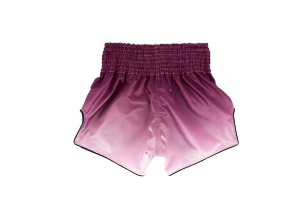 Fairtex Maroon Fade Slim Cut Muay Thai Shorts - MMA Warehouse