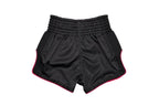 Fairtex "Midnight Red" Kids Kickboxing Shorts - MMA Warehouse