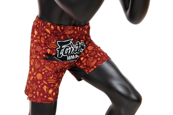 Fairtex MMA Fightshort Breeze - Maroon - MMA Warehouse