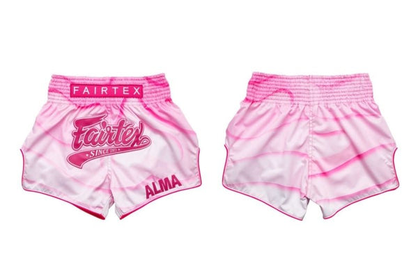 Fairtex "Pink Alma" Slim Cut Muay Thai Shorts - MMA Warehouse