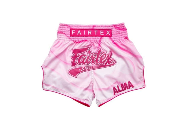 Fairtex "Pink Alma" Slim Cut Muay Thai Shorts - MMA Warehouse