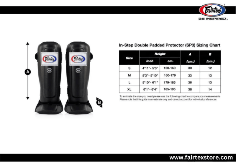 Fairtex SP3 Multi - Layer Padded Shin Guards - MMA Warehouse