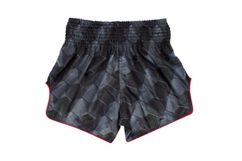 Fairtex "Stealth" Black Slim Cut Muay Thai Short