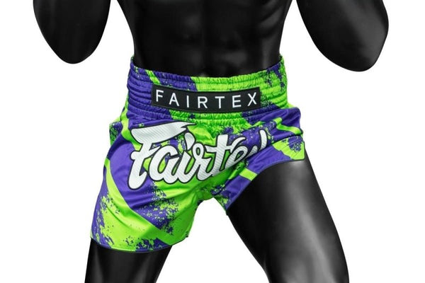 Fairtex "Street King" Green Muay Thai Shorts - MMA Warehouse