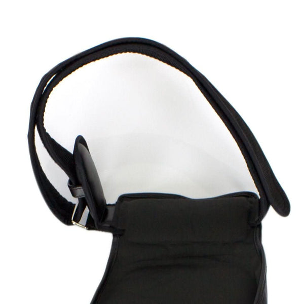 Fairtex TP4 Lightweight Thigh Pads - Black/Yellow - Pair - MMA Warehouse