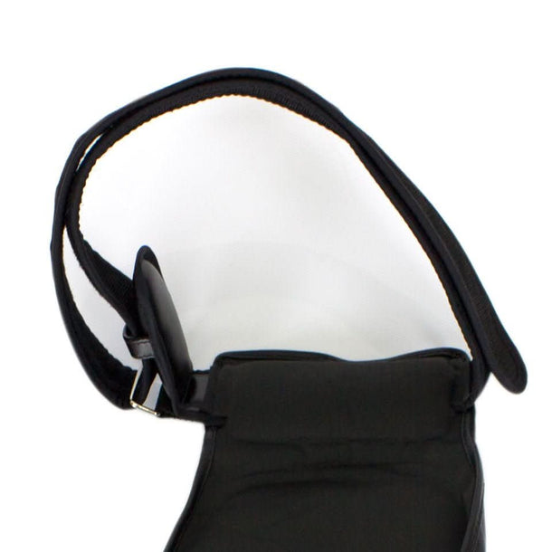 Fairtex TP4 Lightweight Thigh Pads - Black/Yellow - Pair - MMA Warehouse