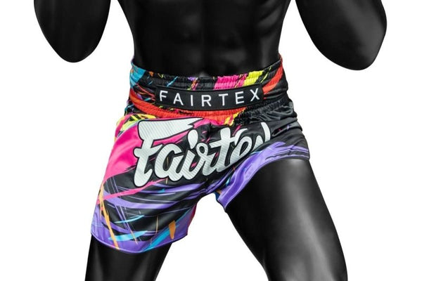 Fairtex "World Music" Black Muay Thai Shorts - MMA Warehouse