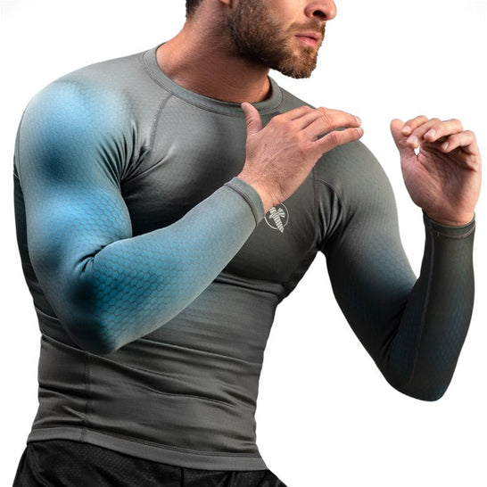 Hayabusa Fusion Long Sleeve Rash Guard - MMA Warehouse