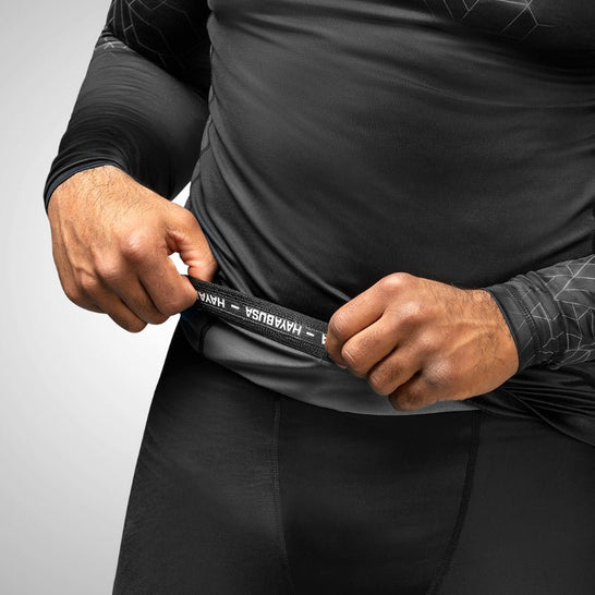 Hayabusa Geo Long Sleeve Rash Guard - MMA Warehouse