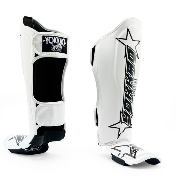 YOKKAO 'Institution' Muay Thai & Kickboxing Shin Guards - Leather
