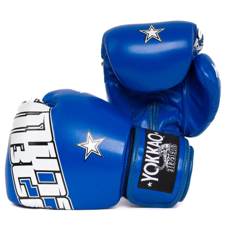 YOKKAO 'Lettering' Muay Thai Gloves - Leather
