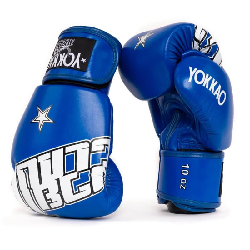 YOKKAO 'Lettering' Muay Thai Gloves - Leather