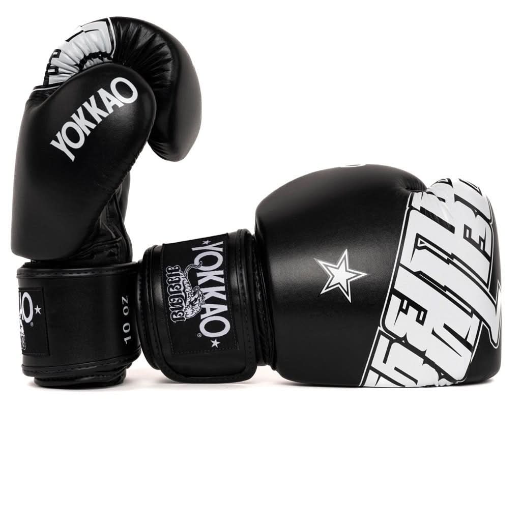 YOKKAO 'Lettering' Muay Thai Gloves - Leather
