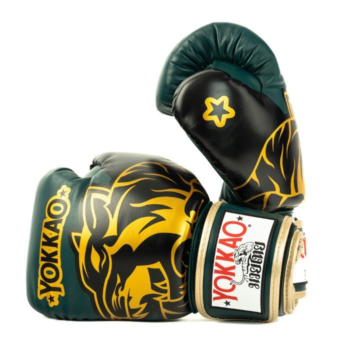 YOKKAO 'Original' Muay Thai Gloves - Gold - MMA Warehouse