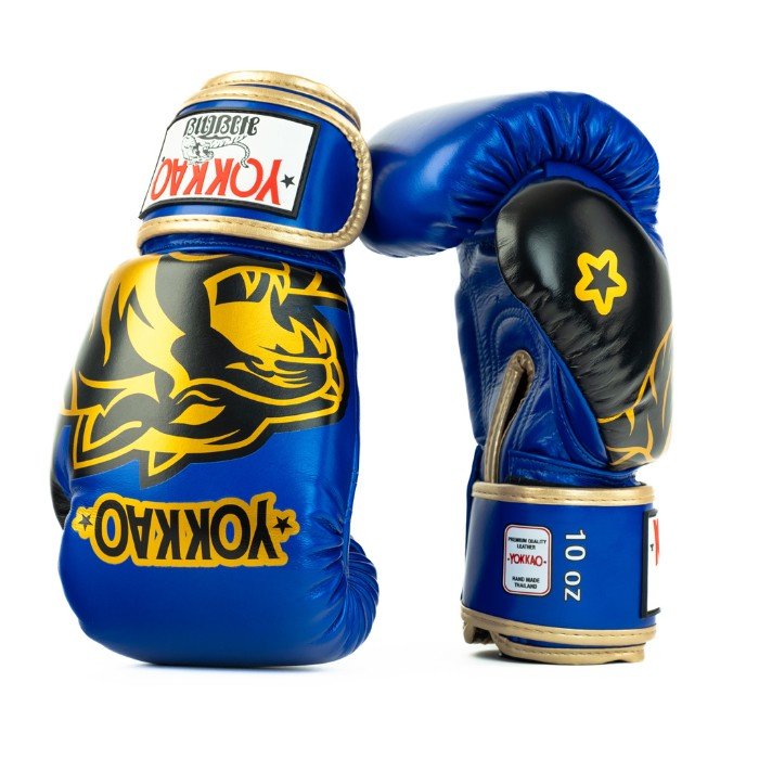 YOKKAO 'Original' Muay Thai Gloves - Gold - MMA Warehouse