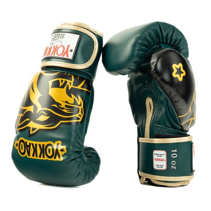 YOKKAO 'Original' Muay Thai Gloves - Gold - MMA Warehouse
