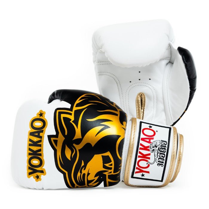 YOKKAO 'Original' Muay Thai Gloves - Gold - MMA Warehouse