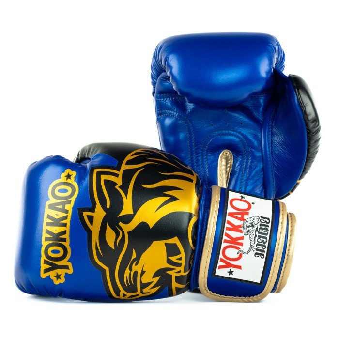 YOKKAO 'Original' Muay Thai Gloves - Gold - MMA Warehouse