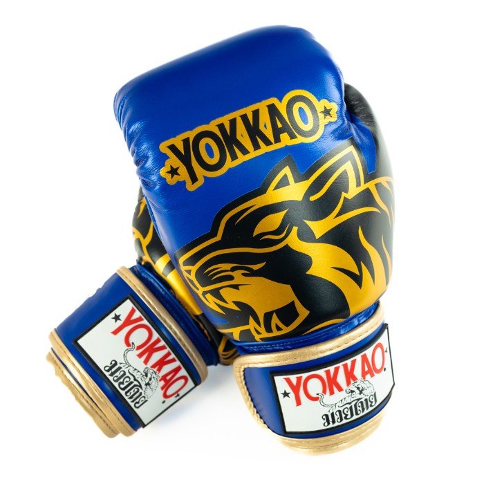 YOKKAO 'Original' Muay Thai Gloves - Gold - MMA Warehouse