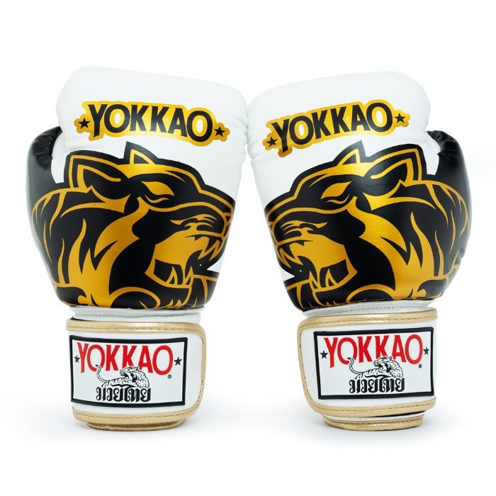 YOKKAO 'Original' Muay Thai Gloves - Gold - MMA Warehouse