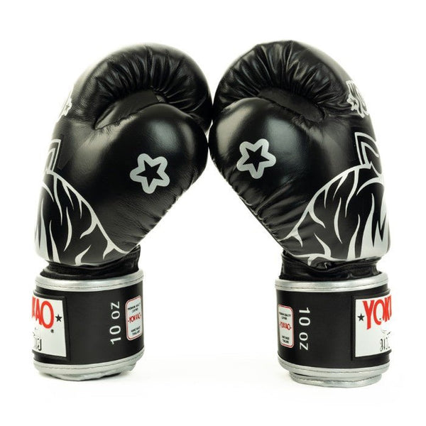 YOKKAO 'Original' Muay Thai Gloves - Silver - MMA Warehouse
