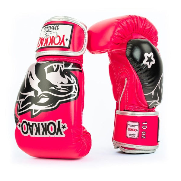 YOKKAO 'Original' Muay Thai Gloves - Silver - MMA Warehouse