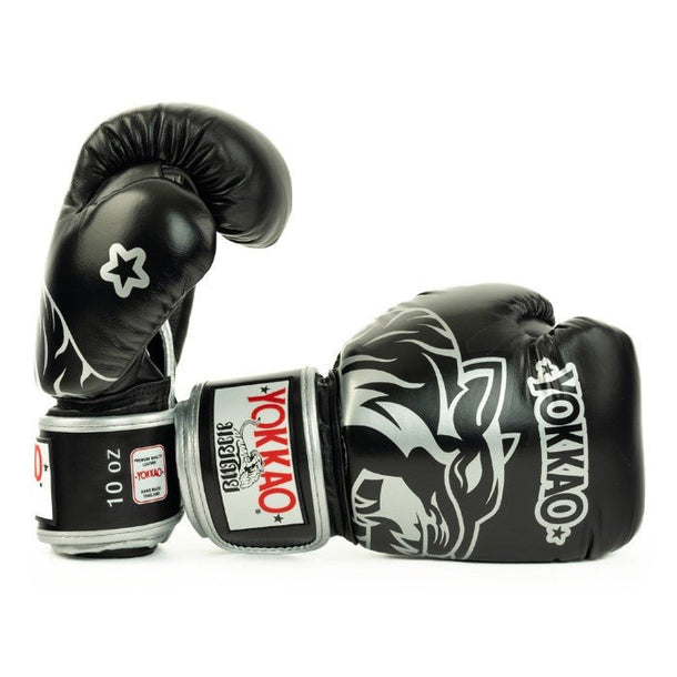 YOKKAO 'Original' Muay Thai Gloves - Silver - MMA Warehouse